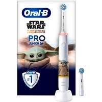 Braun PRO 14876674 cepillo eléctrico para dientes Niño Cepillo dental giratorio Multicolor, Blanco, Cepillo de dientes eléctrico Niño, Cepillo dental giratorio, Cuidados diarios, Pulido, Sensible, Multicolor, Blanco, 4 x 30 s, Suave