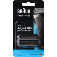 Braun Series 3 Kombipack 21 B neu Cabezal para afeitado, Cabezal de afeitado negro, Cabezal para afeitado, 1 cabezal(es), Negro, Acero inoxidable, 18 mes(es), Braun, Series 3 21 B