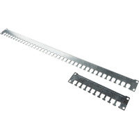 Digitus DN-19 ORG-1000P, Guía para cable plateado
