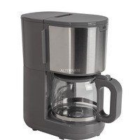 Braun KF 1500 GY Totalmente automática Máquina espresso, Cafetera de filtro gris/Acero fino, Máquina espresso, De café molido, 1000 W, Gris, Acero inoxidable