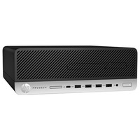 HP ProDesk 600 G5 SFF Reacondicionado, PC completo negro/Plateado