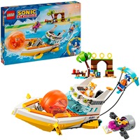 LEGO Barco de Aventuras de Tails, Juegos de construcción Juego de construcción, 8 año(s), Plástico, 393 pieza(s), 654 g