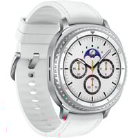SAMSUNG Galaxy Watch 8 Classic 3,3 cm (1.3") AMOLED 46 mm Digital 438 x 438 Pixeles Pantalla táctil 4G Plata Wifi GPS (satélite), SmartWatch blanco, 3,3 cm (1.3"), AMOLED, Pantalla táctil, 64 GB, GPS (satélite), 63,5 g