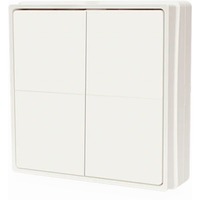 Shelly BLU Wall Switch 4, Interruptor blanco