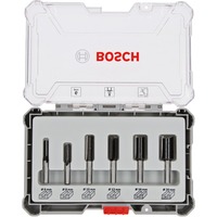 Bosch 2607017466 Juego de fresas 6 pieza(s) Juego de fresas, 8 mm, 6 pieza(s), 54, 50, 60, 60, 60, 60 mm, 20, 20, 30, 30, 30, 30 mm, 6, 8, 10, 12, 16, 20 mm