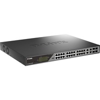 D-Link DSS-200G-28MPP switch Gestionado L2 Gigabit Ethernet (10/100/1000) Energía sobre Ethernet (PoE) 1U Gris, Interruptor/Conmutador Gestionado, L2, Gigabit Ethernet (10/100/1000), Bidireccional completo (Full duplex), Energía sobre Ethernet (PoE), 1U