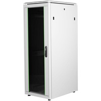 Digitus Armario de red de la serie Unique - 600 x 800 mm (an. x pr.), Armario IT gris claro, Rack o bastidor independiente, 800 kg, Gris