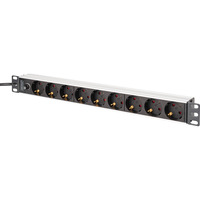 Digitus DN-95437, Regleta negro/Aluminio