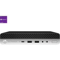HP Elitedesk 800 G4 reacondicionado, PC completo plateado/Negro