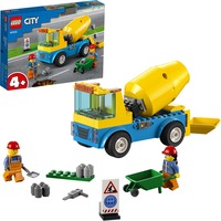 LEGO City 60325 Camión Hormigonera, Juguete de Construcción, Juegos de construcción Juguete de Construcción, Juego de construcción, 4 año(s), Plástico, 85 pieza(s), 326 g