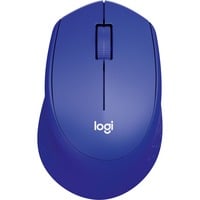 Logitech M330 SILENT PLUS, Ratón azul, mano derecha, Óptico, RF inalámbrico, 1000 DPI, Azul
