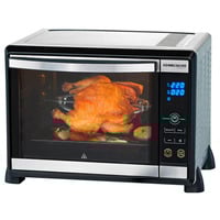 Rommelsbacher BGE 1580/E horno tostador 30 L 1580 W Negro, Acero inoxidable Parrilla, Mini horno acero fino, 30 L, Negro, Acero inoxidable, Tocar, 80 - 230 °C, Acero inoxidable, 120 min
