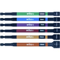 Wiha 47035, Llave de tubo negro/Multi color