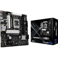 ASRock B860M-X GEN 5, Placa base negro/Plateado