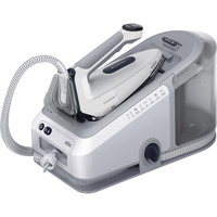 Braun CareStyle 7 IS 7262, Estación de planchado a vapor blanco/Gris, 2700 W, 510 g/min, EloxalPlus soleplate, 7,5 bar, 2 L, 150 g/min