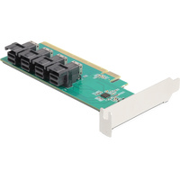 DeLOCK Tarjeta PCI Express x16 a 4 x interno SFF-8643 NVMe - LP, Tarjeta de interfaz 