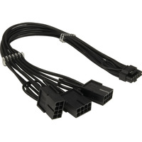 Inter-Tech Cable adaptador GPU-02 (12+4pin) a 3x 8pin negro