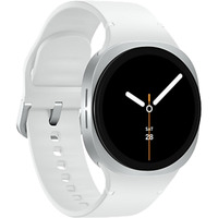 Samsung Galaxy Watch 8 3,3 cm (1.3") AMOLED 40 mm Digital 438 x 438 Pixeles Pantalla táctil Plata Wifi GPS (satélite), SmartWatch plateado, 3,3 cm (1.3"), AMOLED, Pantalla táctil, 32 GB, GPS (satélite), 30 g