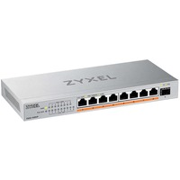 Zyxel XMG-108HP No administrado 2.5G Ethernet (100/1000/2500) Energía sobre Ethernet (PoE), Interruptor/Conmutador No administrado, 2.5G Ethernet (100/1000/2500), Energía sobre Ethernet (PoE)