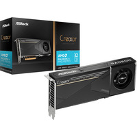 ASRock Radeon™ AI PRO R9700 32GB, Tarjeta gráfica negro