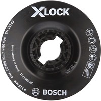 Bosch 2 608 601 711 accesorio para amoladora angular Almohadilla de apoyo, Plato lijador Almohadilla de apoyo, 11,5 cm, Bosch, Negro, 13300 RPM, Plástico