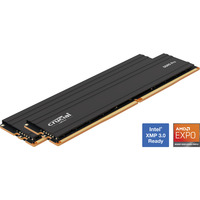 Crucial DIMM 32 GB DDR5-6000 (2x), Memoria RAM negro