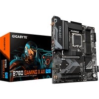 GIGABYTE B760 GAMING X AX Placa Base - Compatible con procesadores Intel Core de 14ª generación, VRM digital de 8+1+1 fases, hasta 7600MHz DDR5 (OC), 3x PCIe 4.0 M.2, Wi-Fi 6E, 2.5GbE LAN, USB 3.2 Gen 2 negro/Gris, VRM digital de 8+1+1 fases, hasta 7600MHz DDR5 (OC), 3x PCIe 4.0 M.2, Wi-Fi 6E, 2.5GbE LAN, USB 3.2 Gen 2, Intel, LGA 1700, Intel® Celeron®, Intel® Core™ i3, Intel® Core™ i5, Intel® Core™ i7, Intel® Core™ i9,..., LGA 1700, DDR5-SDRAM, 256 GB