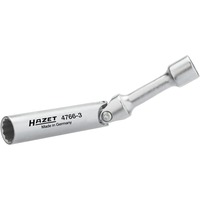 Hazet Llave para bujías 4766-3, 14mm, Llave de tubo 
