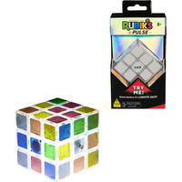 Spin Master Rubik’s Cube, cubo Pulse, desafiante rompecabezas que se ilumina para adultos y jugadores rápidos, resuelve el rompecabezas antes de quedarte sin luz, juguete relajante que es todo un reto para la mente, a partir de 8 años, Juego de destreza Rubik’s Cube, cubo Pulse, desafiante rompecabezas que se ilumina para adultos y jugadores rápidos, resuelve el rompecabezas antes de quedarte sin luz, juguete relajante que es todo un reto para la mente, a partir de 8 años, Cubo de Rubik, 8 año(s)
