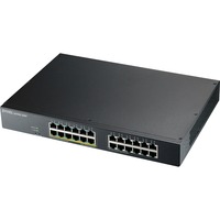 Zyxel GS1915-24EP Gestionado L2 Gigabit Ethernet (10/100/1000) Energía sobre Ethernet (PoE) 1U Negro, Interruptor/Conmutador Gestionado, L2, Gigabit Ethernet (10/100/1000), Energía sobre Ethernet (PoE), Montaje en rack, Montaje de pared