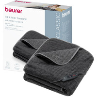 Beurer Manta térmica HD 65 Dark Grey, Mantas eléctricas gris oscuro