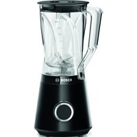 Bosch Serie 4 MMB6141B licuadora 1,5 L Batidora de vaso 1200 W Negro, Batidora depie negro, Batidora de vaso, 1,5 L, Función de impulso, Picahielos, 1 m, 1200 W