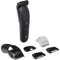 Braun AIO5540 cortadora de pelo y maquinilla Negro 14 Ión de litio, Cortador de pelo negro, Negro, 0,5 mm, 2,1 cm, Batería, 120 min, Batería integrada