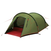 High Peak Tienda túnel Kite 2 LW, Tienda de campaña verde/Rojo