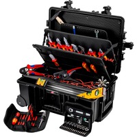 KNIPEX Maletín de herramientas "Robust45 Move" Eléctrico, 63 piezas, Kit de herramientas negro