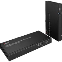 Lindy 38349 extensor audio/video Transmisor y receptor de señales AV Negro, Alargador de HDMI negro, 3840 x 2160 Pixeles, Transmisor y receptor de señales AV, 70 m, Alámbrico, Negro, HDCP