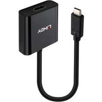 Lindy Convertidor USB Tipo C a HDMI 4K60, Adaptador negro
