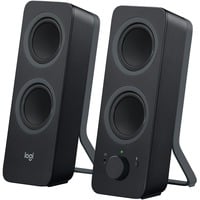 Logitech 980-001295 altavoz Negro Inalámbrico y alámbrico 5 W, Altavoces de PC negro, 2.0 canales, Inalámbrico y alámbrico, 5 W, Negro