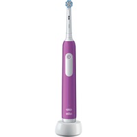 Procter & Gamble Junior 8006540742891 cepillo eléctrico para dientes Niño Cepillo dental giratorio Púrpura, Cepillo de dientes eléctrico Niño, Cepillo dental giratorio, Cuidados diarios, Sensible, Blanqueador, Púrpura, 2 min, Suave