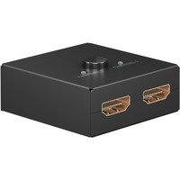 goobay Conmutador HDMI manual 2 a 1 (4K @ 30Hz) negro