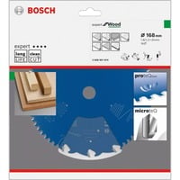 Bosch EXPERT hoja de sierra circular para madera, Ø 168mm, 16 dientes 