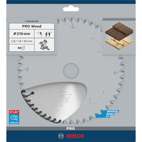Bosch ‎2608640642 hoja de sierra circular 21,6 cm 1 pieza(s) Madera, 21,6 cm, Bosch, 650 g, 1 pieza(s)