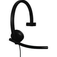 Logitech H570e Auriculares Alámbrico Diadema Oficina/Centro de llamadas USB Tipo C Negro, Auriculares con micrófono negro, Alámbrico, Oficina/Centro de llamadas, 89 g, Auriculares, Negro