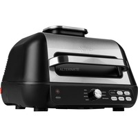 Ninja Foodi MAX PRO Grill y freidora de aire caliente AG651EU, Parrilla negro/Gris