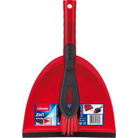 Vileda Juego de escoba 2en1 rojo