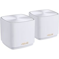 ASUS ZenWiFi XD5 (W-2-PK) Doble banda (2,4 GHz / 5 GHz) Wi-Fi 6 (802.11ax) Blanco Interno, Router blanco, Blanco, Interno, Enrutador de malla, Poder, 325,1 m², Doble banda (2,4 GHz / 5 GHz)
