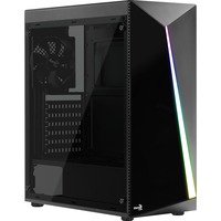 Aerocool Shard Midi Tower Negro, Cajas de torre negro, Midi Tower, PC, Negro, ATX, micro ATX, Mini-ITX, Acrilonitrilo butadieno estireno (ABS), SPCC, Juego