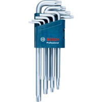 Bosch Juego de llaves hexagonales profesionales, 9 piezas, Destornillador 