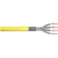 Digitus Cable de instalación profesional Cat.7a S/FTP simple, Cca amarillo