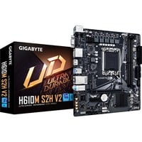 GIGABYTE H610M S2H V2 Placa base - Soporta CPUs Intel Core de 14ª generación, 4+1+1 Fases Híbridas VRM Digital, hasta 5600MHz DDR5, 1xPCIe 3.0 M.2, GbE LAN, USB 3.2 Gen 1 4+1+1 Fases Híbridas VRM Digital, hasta 5600MHz DDR5, 1xPCIe 3.0 M.2, GbE LAN, USB 3.2 Gen 1, Intel, LGA 1700, Intel® Celeron®, Intel® Core™ i3, Intel® Core™ i5, Intel® Core™ i7, Intel® Core™ i9,..., LGA 1700, 96 GB, DDR5-SDRAM